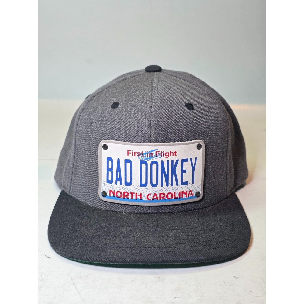 The Classics Yupoong Cap Hat Gray Wool Acrylic‎ Adjustable Car Plate NC
